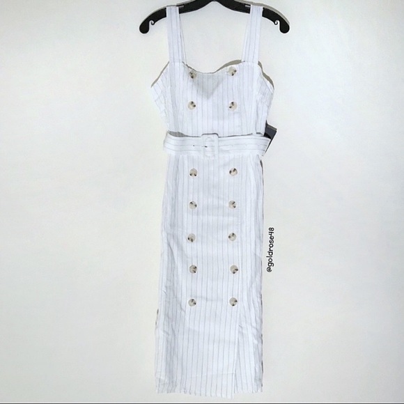 Reformation Palma dress in Gordon Stripe - Picture 2 of 9